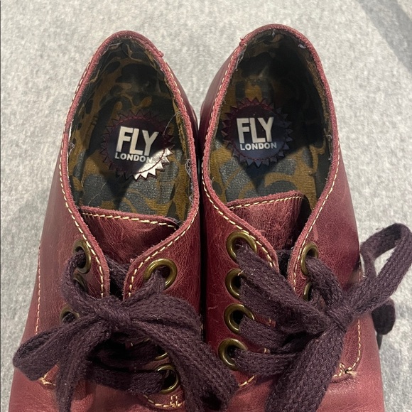 Fly London wedge lace up shoes. - Picture 5 of 9